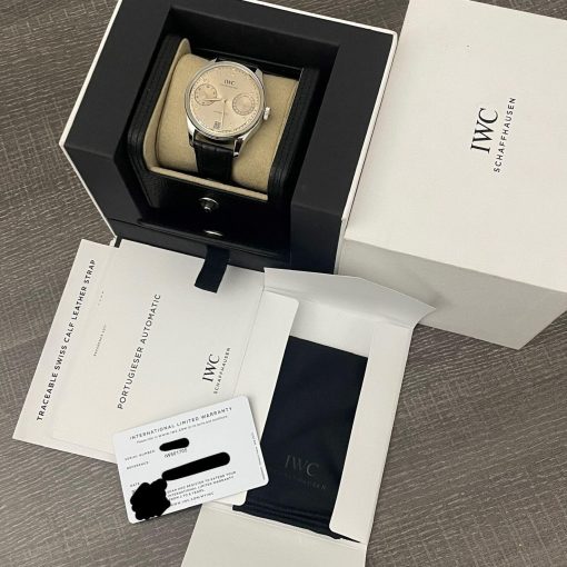 Vintage Watches IWC Portugieser UNWORN 3/2025 Dune Gold Dial 7 Days Steel Automatic 42mm