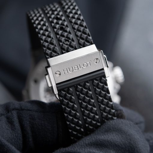 Hublot Big Bang 44 mm Original Steel Automatic Chronograph Ceramic Black Dial