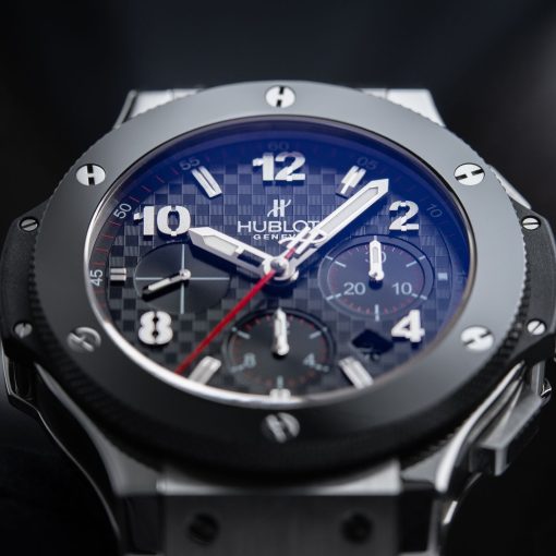 Hublot Big Bang 44 mm Original Steel Automatic Chronograph Ceramic Black Dial