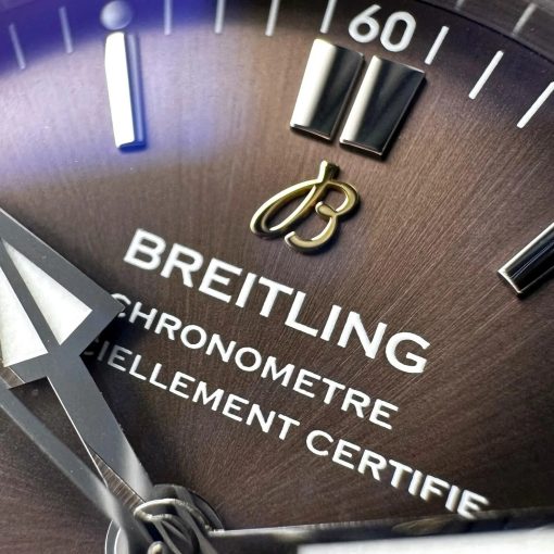 Breitling Superocean Heritage II 46 Brown Dial Ceramic Steel Leather