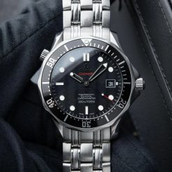 Omega Seamaster Diver 300M Co-Axial Black Dial Ceramic Steel Bracelet 41mm