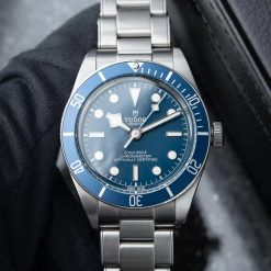 Tudor Black Bay 58 Blue Dial Aluminum Bezel Steel Bracelet & Leather Strapgifts for husband, gifts for dad, halloween gifts
