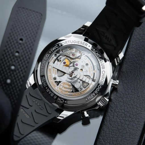 IWC Portugieser Yacht Club Chronograph Grey Steel Automatic Portuguese Set