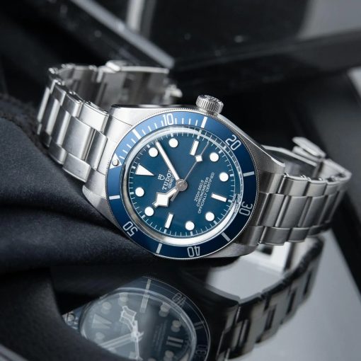 Tudor Black Bay 58 Blue Dial Aluminum Bezel Steel Bracelet & Leather Strapgifts for husband, gifts for dad, halloween gifts
