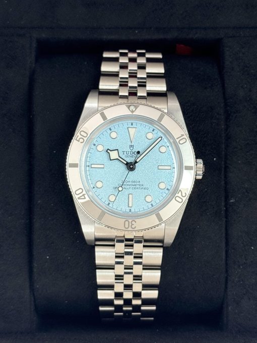 Vintage 2025 Tudor Black Bay 54 37mm 79000 Stainless Steel Blue Textured Dial