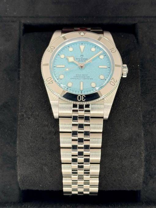 Vintage 2025 Tudor Black Bay 54 37mm 79000 Stainless Steel Blue Textured Dial