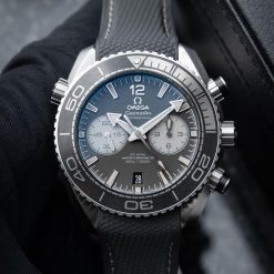 Omega Seamaster Planet Ocean Chronograph CLEAN 600M Diver Grey Dial Ceramic Steel 45.5